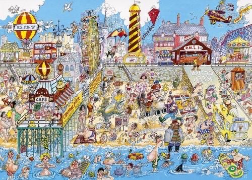 The Great British Seaside - Gibsons puzzle collectible [Barcode 5012269004908] - Main Image 2