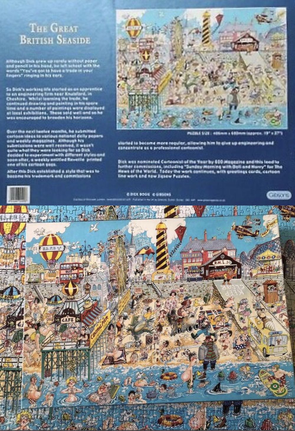 The Great British Seaside - Gibsons puzzle collectible [Barcode 5012269004908] - Main Image 4