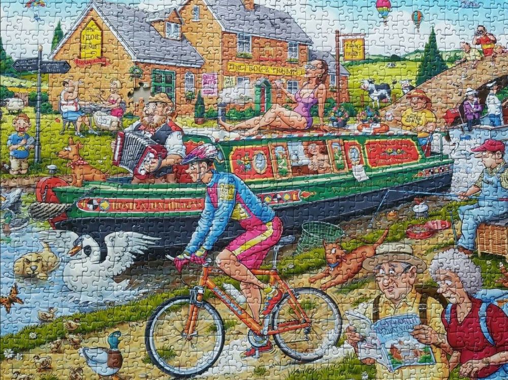 By The Canal (Best of British No. 3)* - Ravensburger puzzle collectible [Barcode 4005556192755] - Main Image 3
