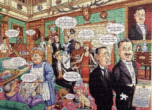 The House Party. No 16 - Ravensburger 🇬🇧 puzzle collectible [Barcode 4005556147328] - Main Image 3