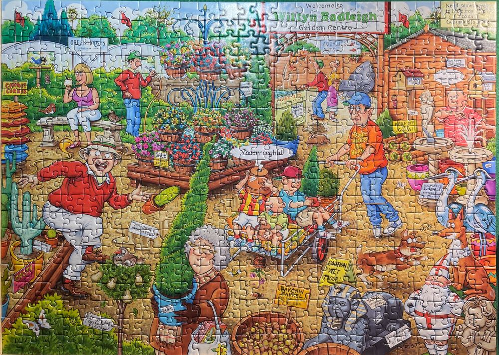 Best Of British Wiltyn Badleigh Garden Centre  - Ravensburger puzzle collectible [Barcode 4005556140671] - Main Image 2