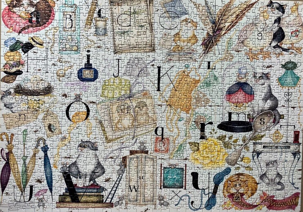 Crazy Cats…Alphabet - From Puzzler66 - Ravensburger puzzle collectible [Barcode 4005556164264] - Main Image 3