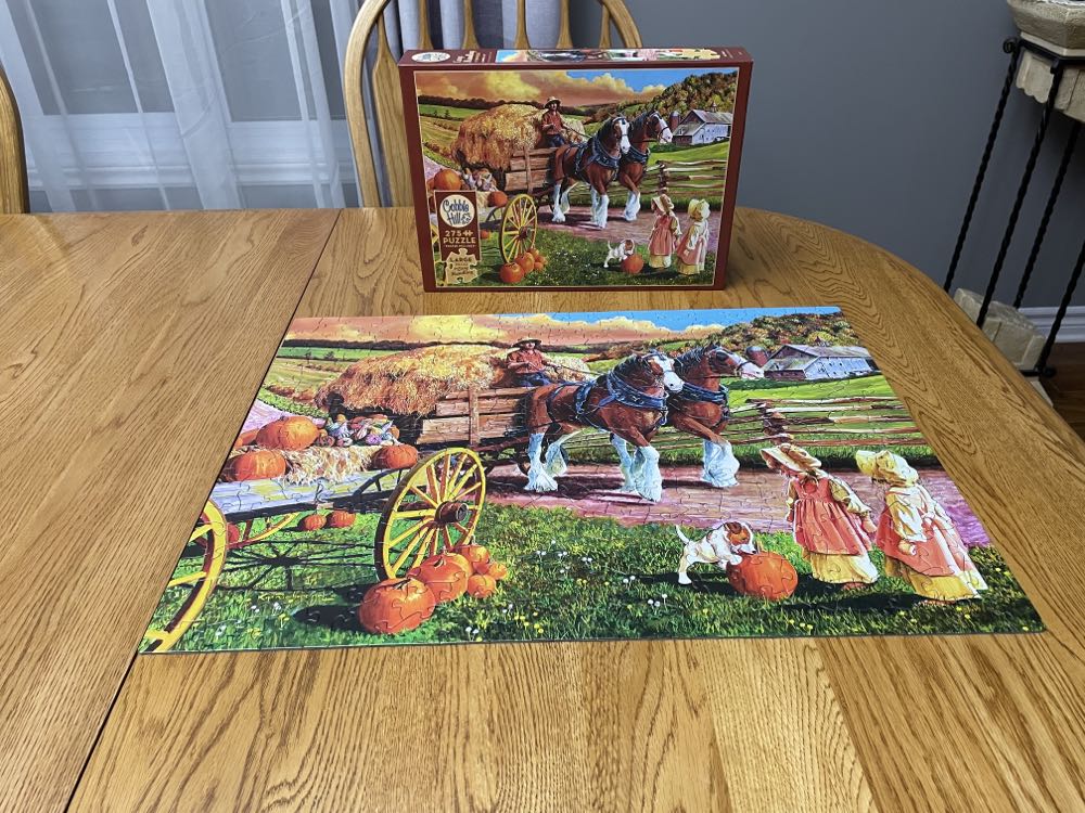 Hay Wagon - Cobble Hill puzzle collectible - Main Image 4