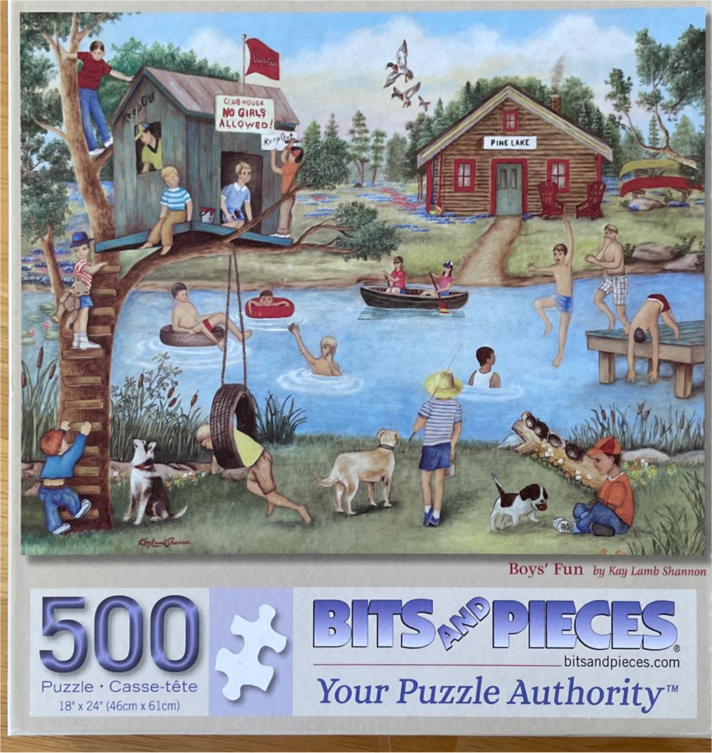 Boys’ Fun - Bits And Pieces puzzle collectible [Barcode 192949047816] - Main Image 3