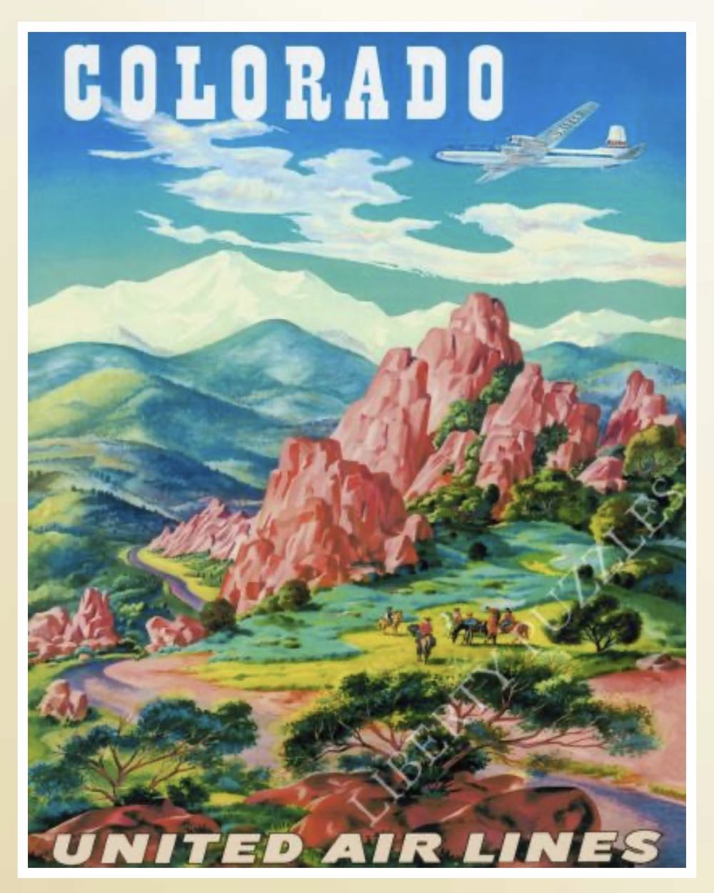 Colorado United Airlines - Liberty puzzles puzzle collectible - Main Image 2