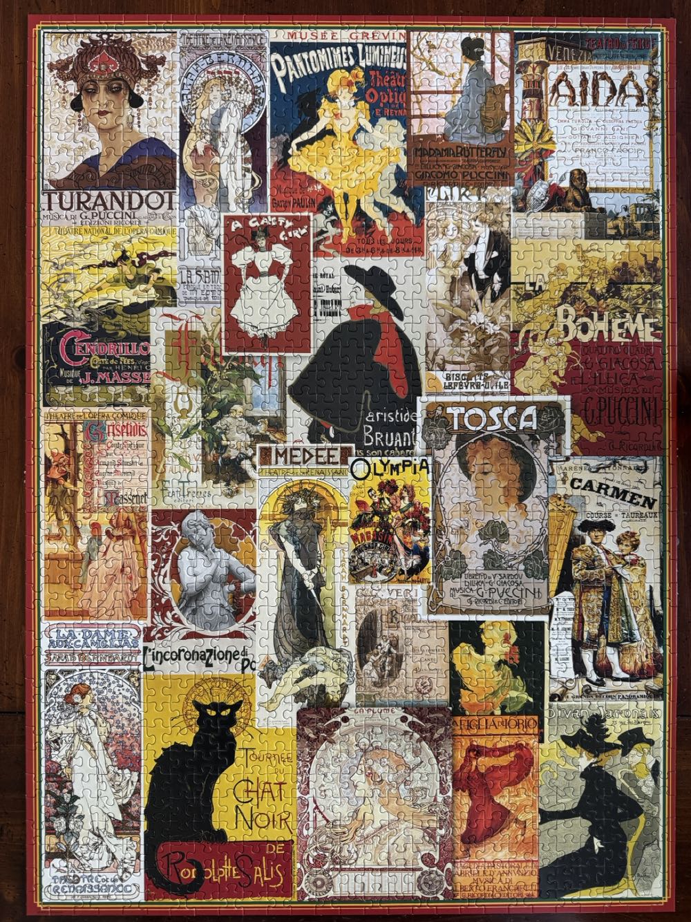 Theatre & Opera - Vintage Posters - Eurographics puzzle collectible [Barcode 628136609357] - Main Image 3
