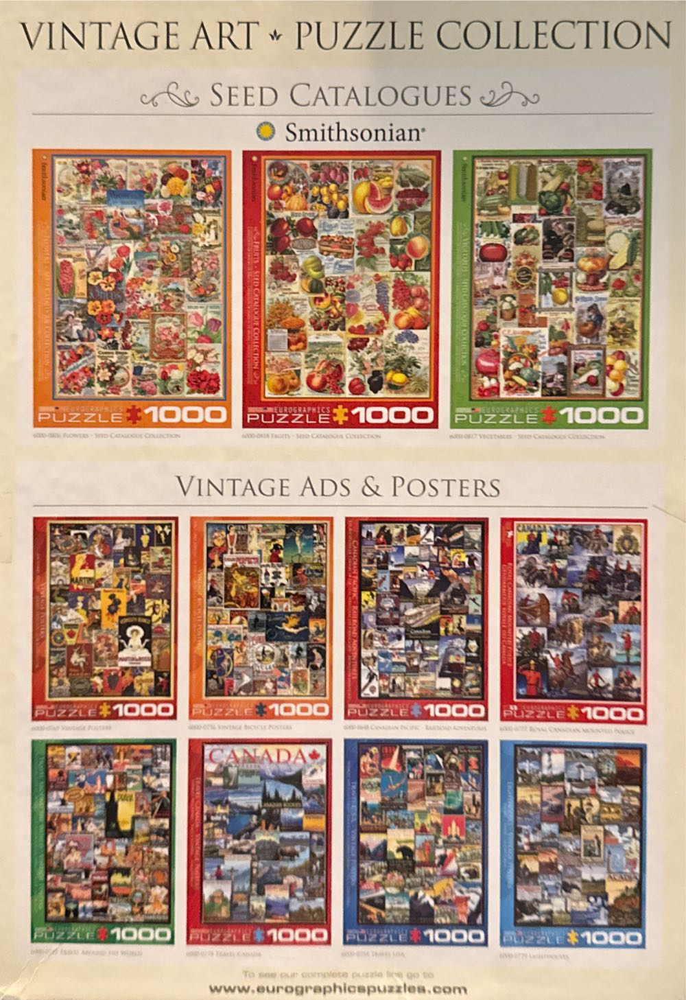 Theatre & Opera - Vintage Posters - Eurographics puzzle collectible [Barcode 628136609357] - Main Image 4