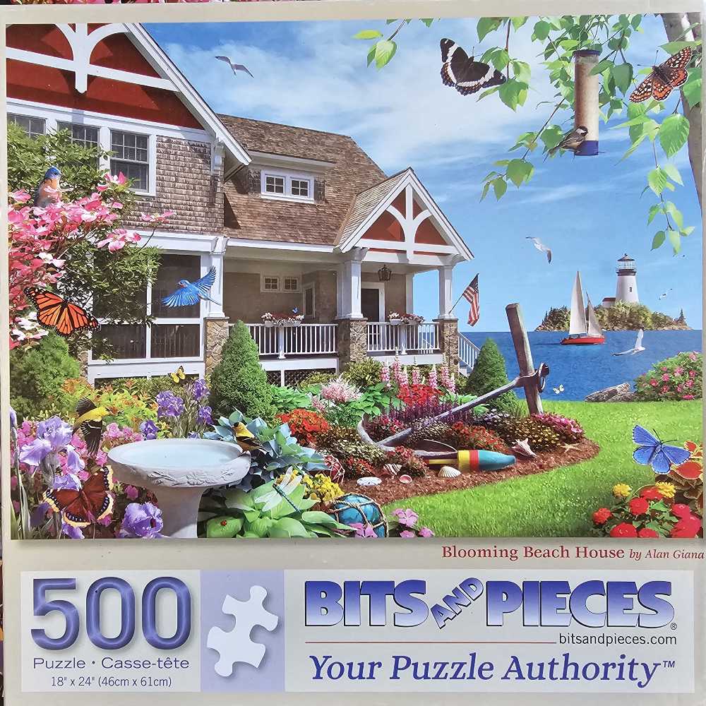 Blooming Beach House - Bits And Pieces puzzle collectible [Barcode 192949062291] - Main Image 2