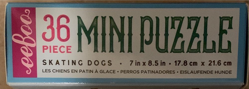 Skating Dogs - Eeboo puzzle collectible [Barcode 689196510540] - Main Image 2