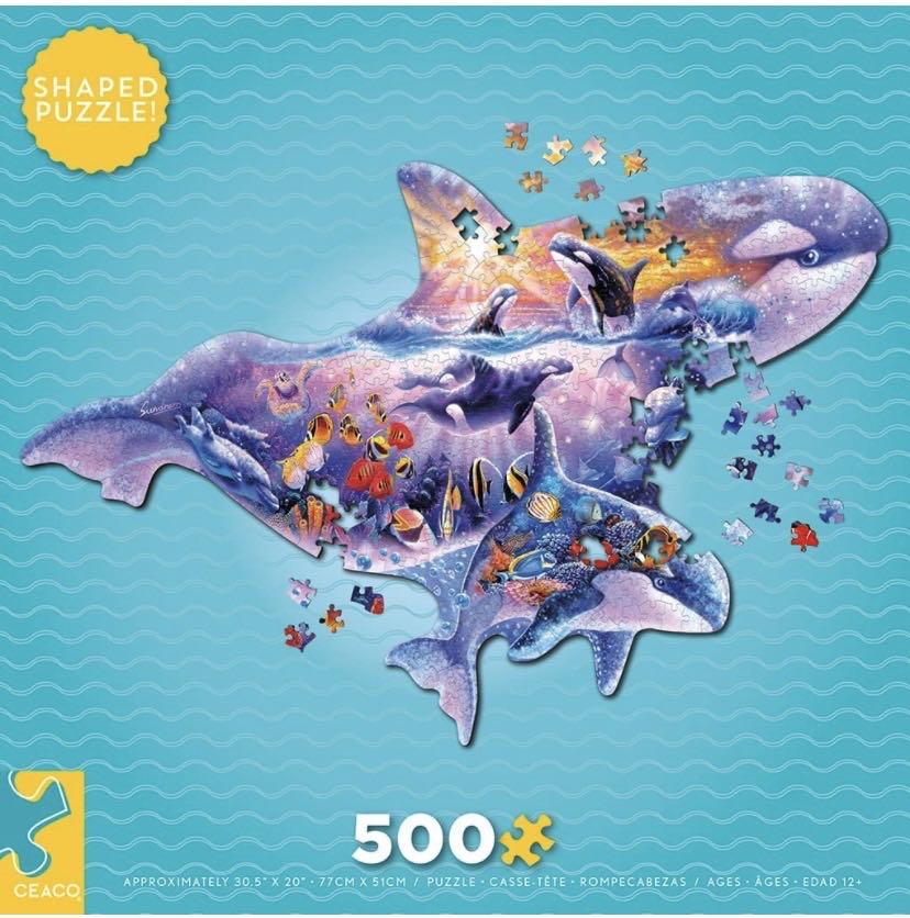 Ceaco - Shaped Puzzle: Orca - Ceaco puzzle collectible - Main Image 2