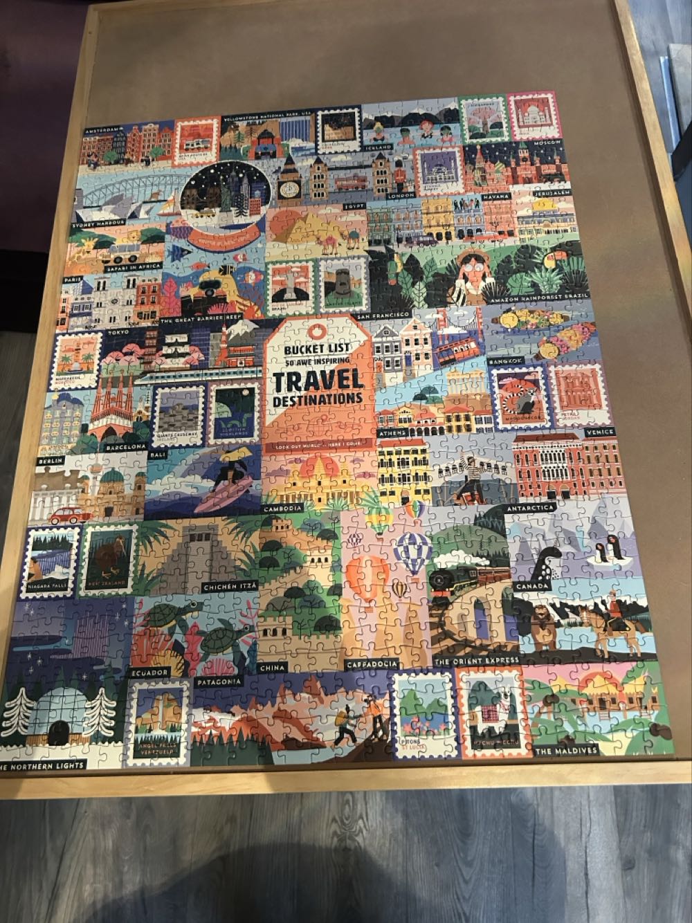 Travel Destinations Bucket List - Ridley’s puzzle collectible [Barcode 810073341371] - Main Image 3