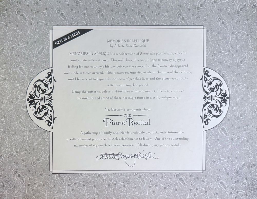 The Piano Recital - Springbok (Vintage) puzzle collectible - Main Image 3