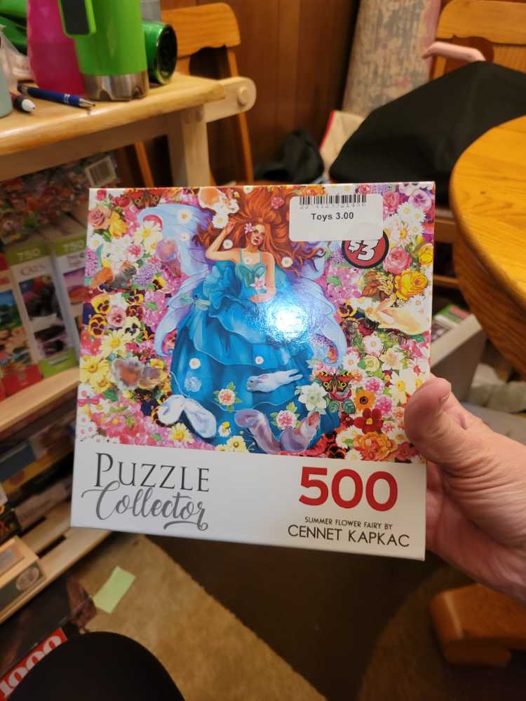 Summer Flower Fairy - Rose Art puzzle collectible [Barcode 4895145438926] - Main Image 4