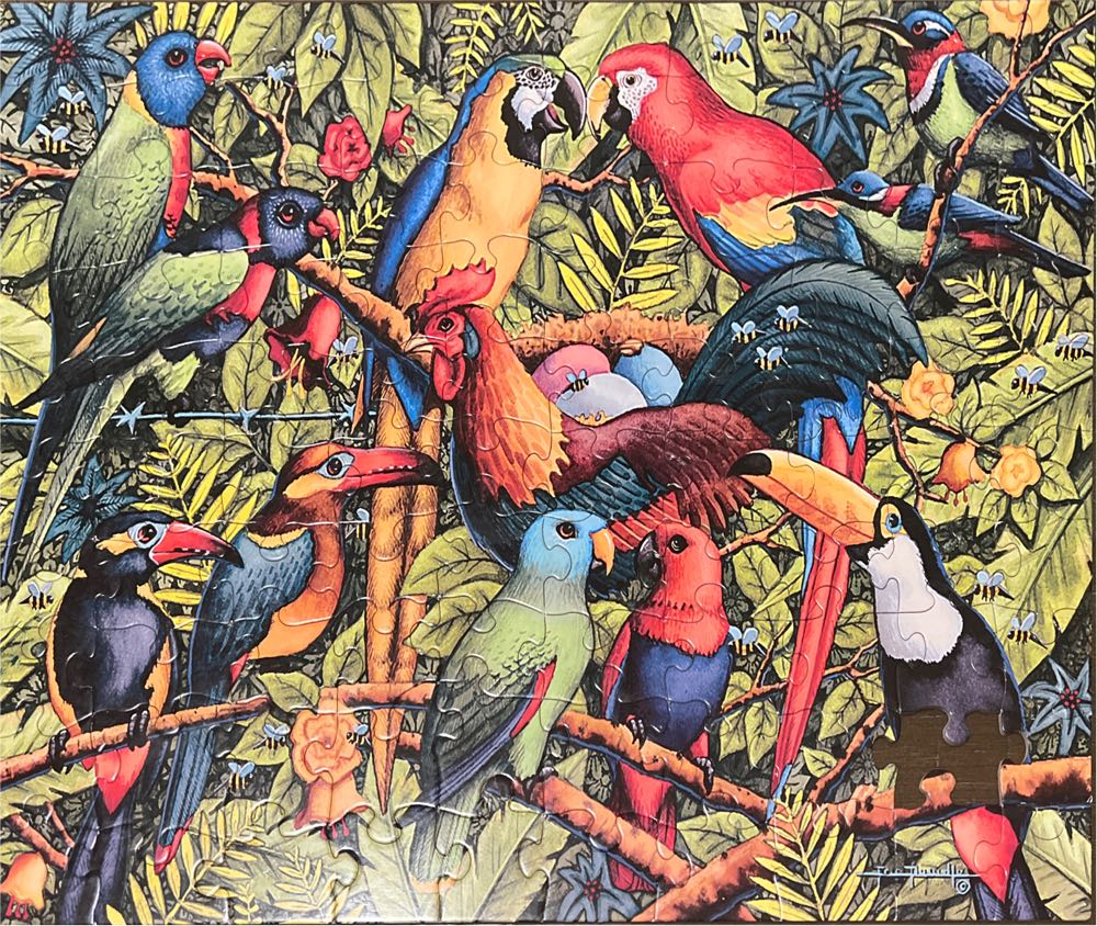 Dowdle—Birds Of A Feather - Dowdle puzzle collectible [Barcode 671095050104] - Main Image 2