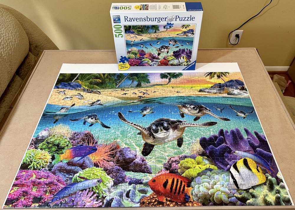 Race Of The Baby Sea Turtles - Ravensburger puzzle collectible [Barcode 4005556174560] - Main Image 3
