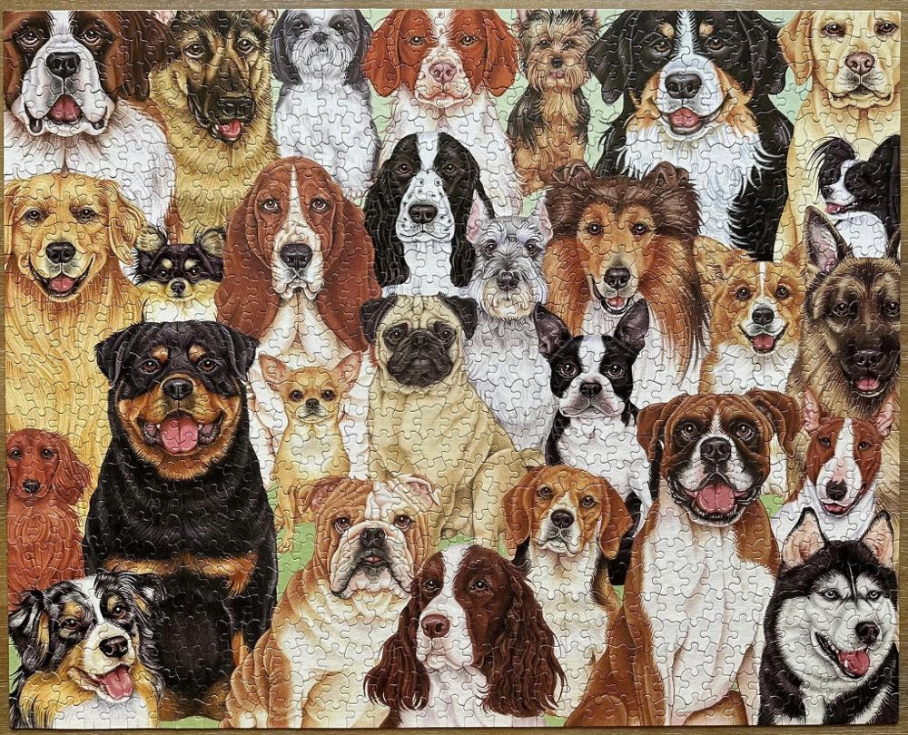 Dog Daze* - White Mountain puzzle collectible - Main Image 4