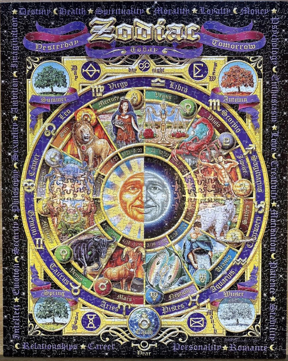 Zodiac**-651, 7/8/24-SOLD - White Mountain puzzle collectible - Main Image 2