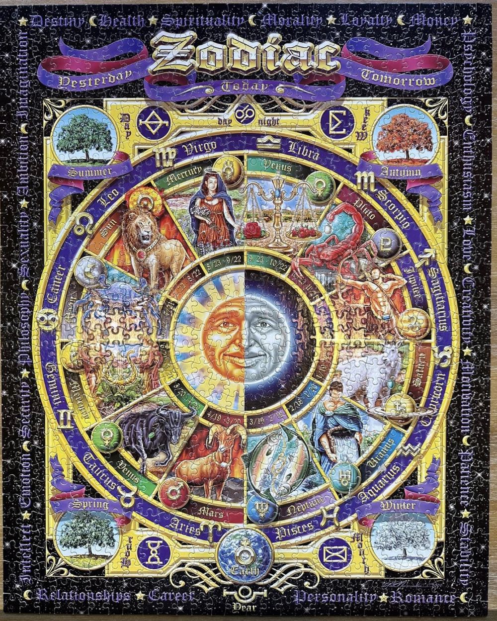 Zodiac**-651, 7/8/24-SOLD - White Mountain puzzle collectible - Main Image 3