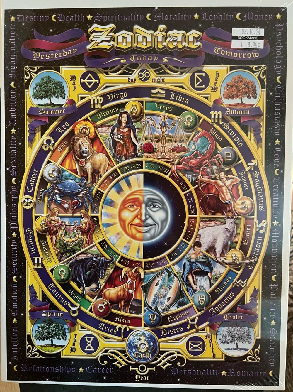 Zodiac**-651, 7/8/24-SOLD - White Mountain puzzle collectible - Main Image 4