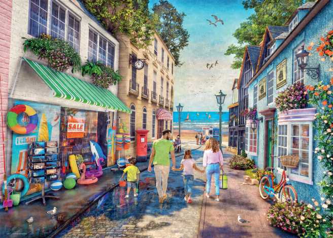 Seaview Lane  - Ravensburger puzzle collectible [Barcode 4005556174768] - Main Image 2