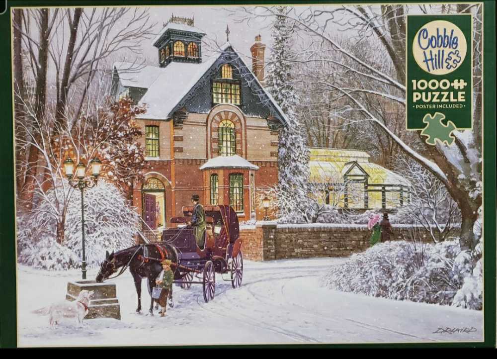 An Evening Stroll - Cobble Hill puzzle collectible [Barcode 625012802550] - Main Image 4