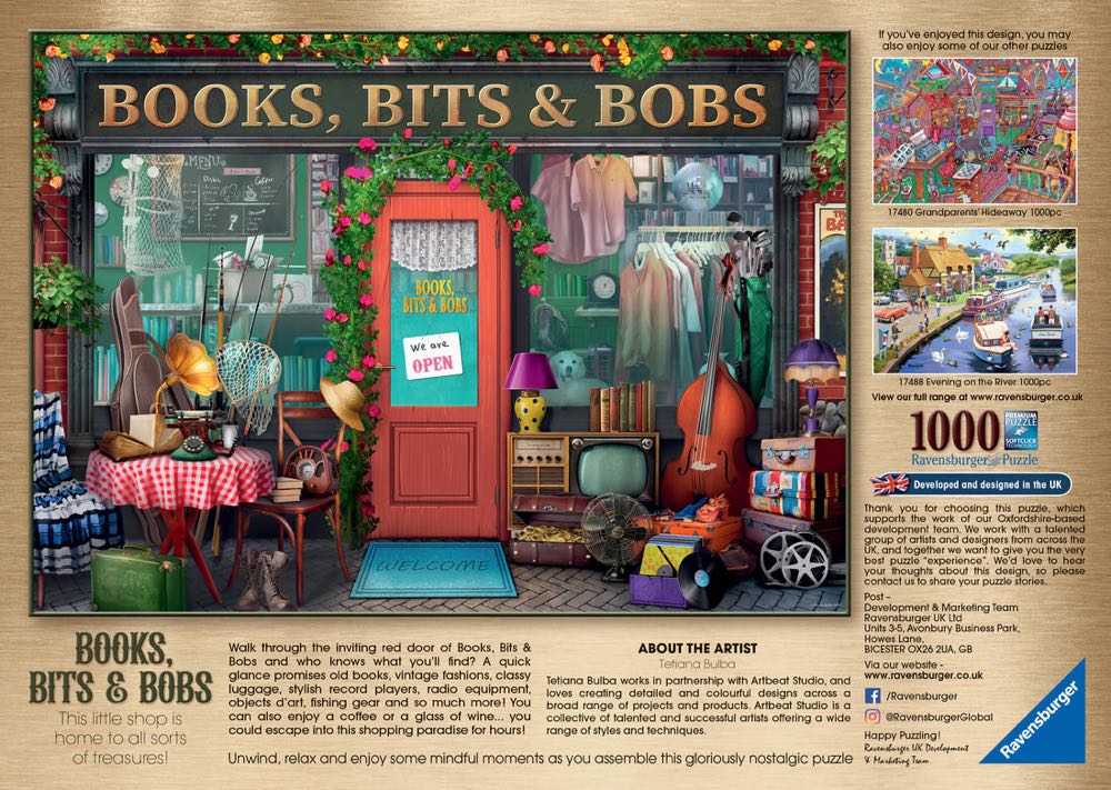 Books Bits & Bobs - Ravensburger puzzle collectible [Barcode 4005556174812] - Main Image 2