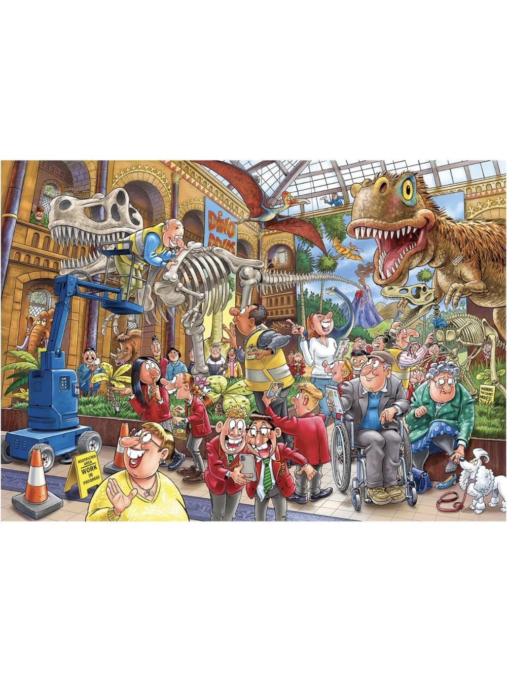 Blight At The Museum - Wasgij puzzle collectible [Barcode 8710126000144] - Main Image 2