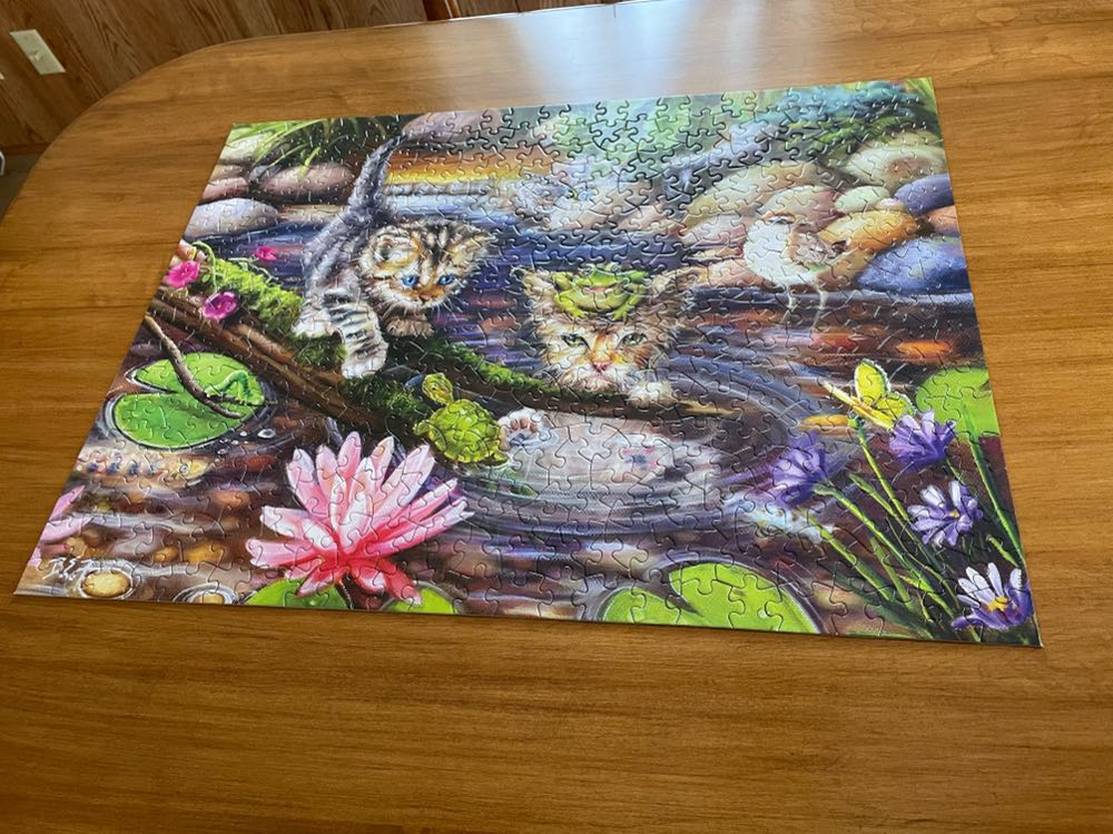 On A Fishing Mission - Bits & Pieces puzzle collectible [Barcode 704812104603] - Main Image 2