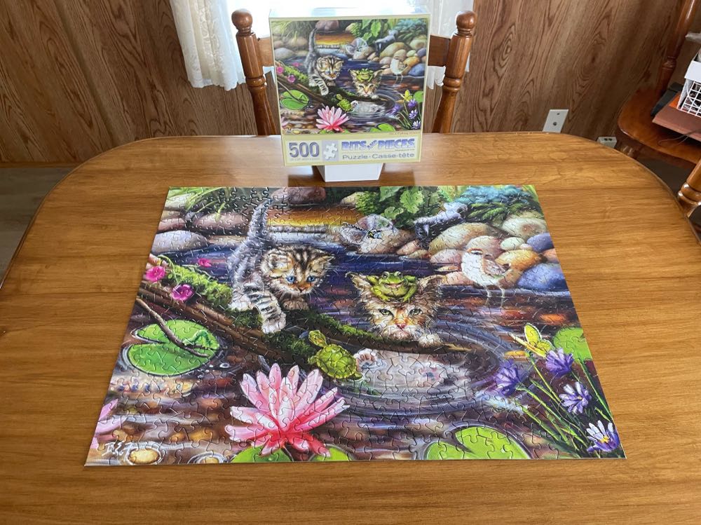 On A Fishing Mission - Bits & Pieces puzzle collectible [Barcode 704812104603] - Main Image 3