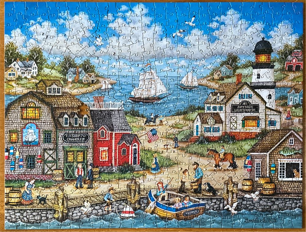 Dockside Activities - Master Pieces Inc puzzle collectible [Barcode 705988322495] - Main Image 2
