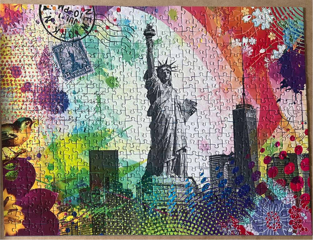 New York Postcard - Ravensburger puzzle collectible [Barcode 4005556173792] - Main Image 4
