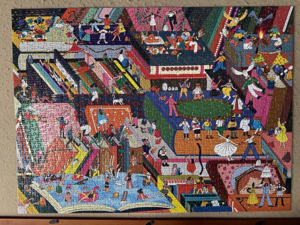 Novel Neighborhood - Galison puzzle collectible [Barcode 9780735375956] - Main Image 2