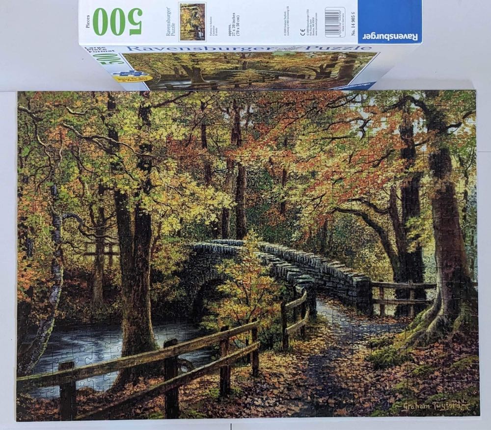 Pathway to Autumn (SOLD) - Ravensburger puzzle collectible [Barcode 4005556149056] - Main Image 3
