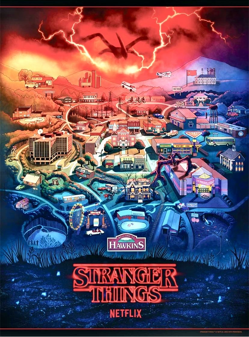 Stranger Things - Hawkins - Buffalo Games puzzle collectible [Barcode 079346117932] - Main Image 3