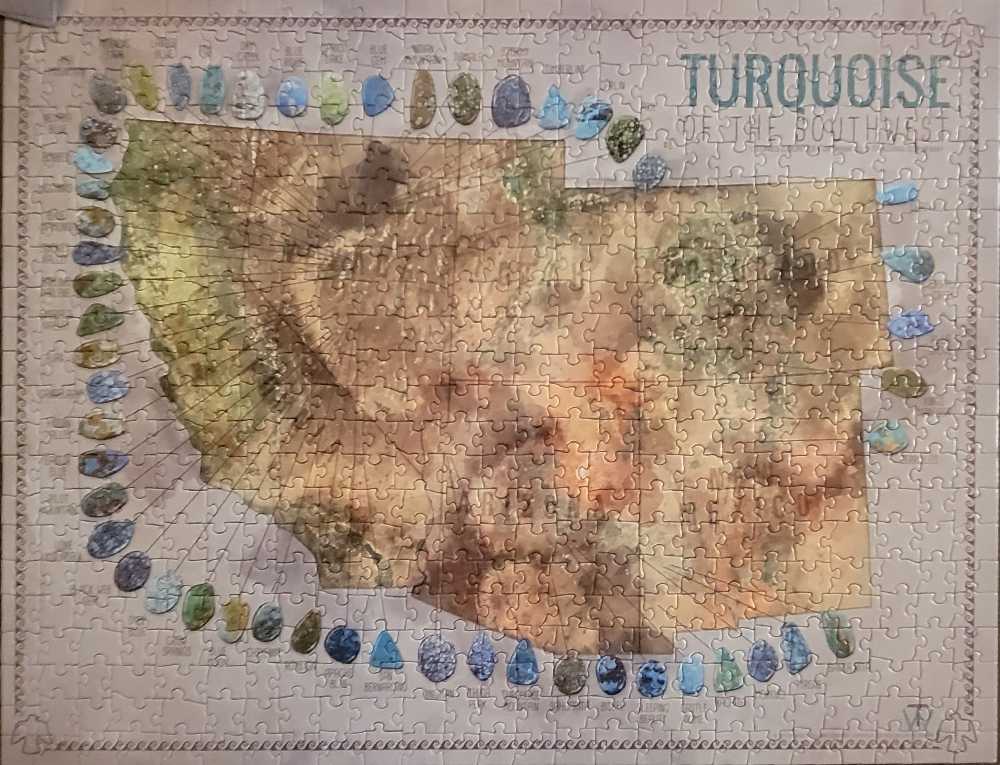 Turquoise Of The Southwest - Winfield Group puzzle collectible [Barcode 709016596032] - Main Image 2