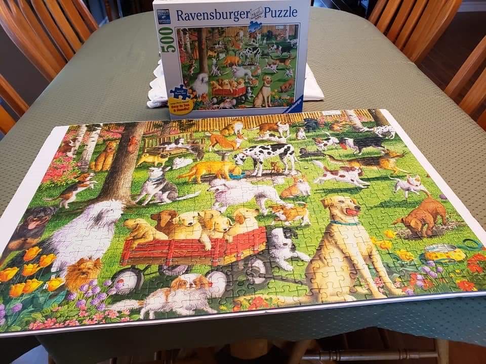 At the Dog Park - Ravensburger puzzle collectible - Main Image 2