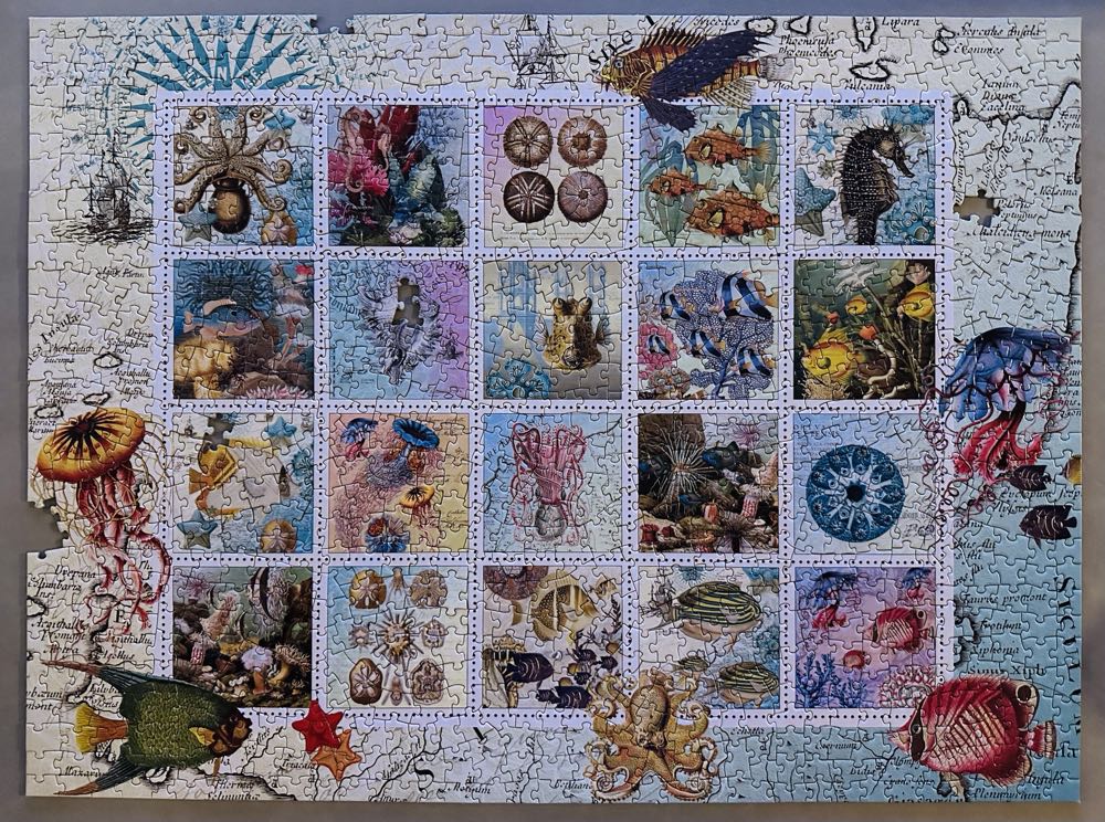 Undersea Garden Quilt - Bits And Pieces puzzle collectible - Main Image 2