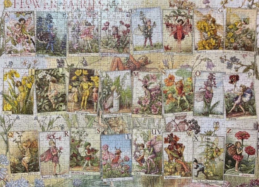 Flower Fairies Alphabet Postcards🟦 - Warne & Co puzzle collectible [Barcode 5032235001342] - Main Image 3