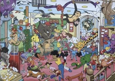 Pet Shop - Goliath Wacky World puzzle collectible [Barcode 8720077185579] - Main Image 2