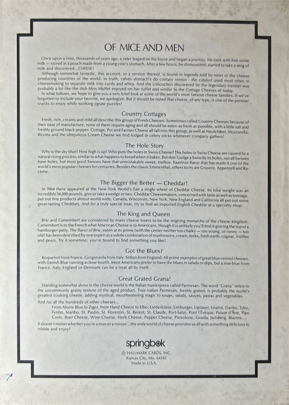 Say Cheese! - Springbok puzzle collectible - Main Image 2