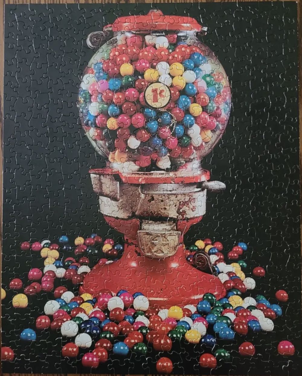 The E. B. Throckbottom Memorial Gumball Machine-SOLD - Springbok puzzle collectible - Main Image 3