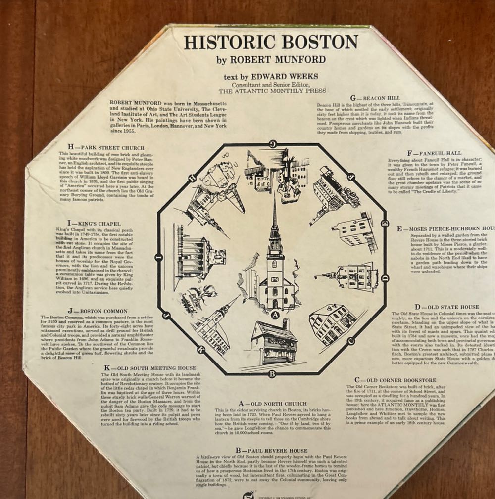 Historic Boston - Octagon - Springbok puzzle collectible - Main Image 2
