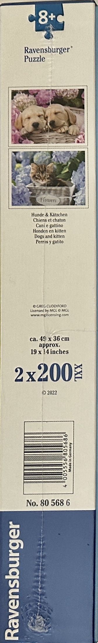 Dogs And Kittens (SOLD) - Ravensburger puzzle collectible [Barcode 4005556805686] - Main Image 2