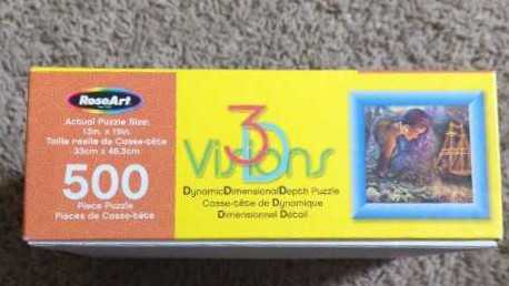 Roseart 3d Visions 500 Piece Puzzle ”the Guardian” ... - Rose Art puzzle collectible [Barcode 072348973322] - Main Image 2
