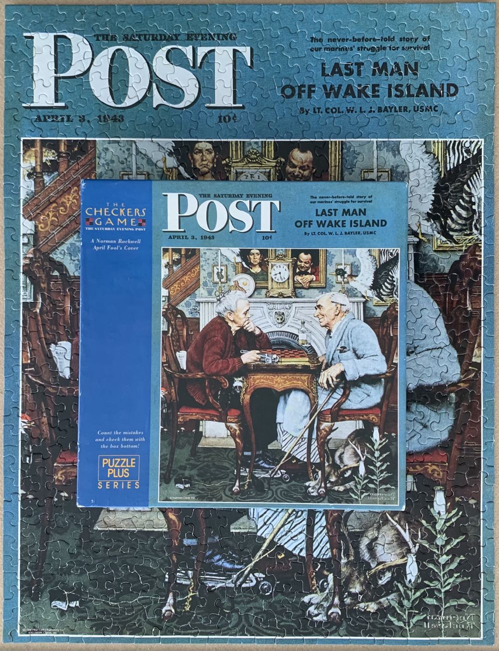 Last Man Off Wake Island - Springbok puzzle collectible - Main Image 2