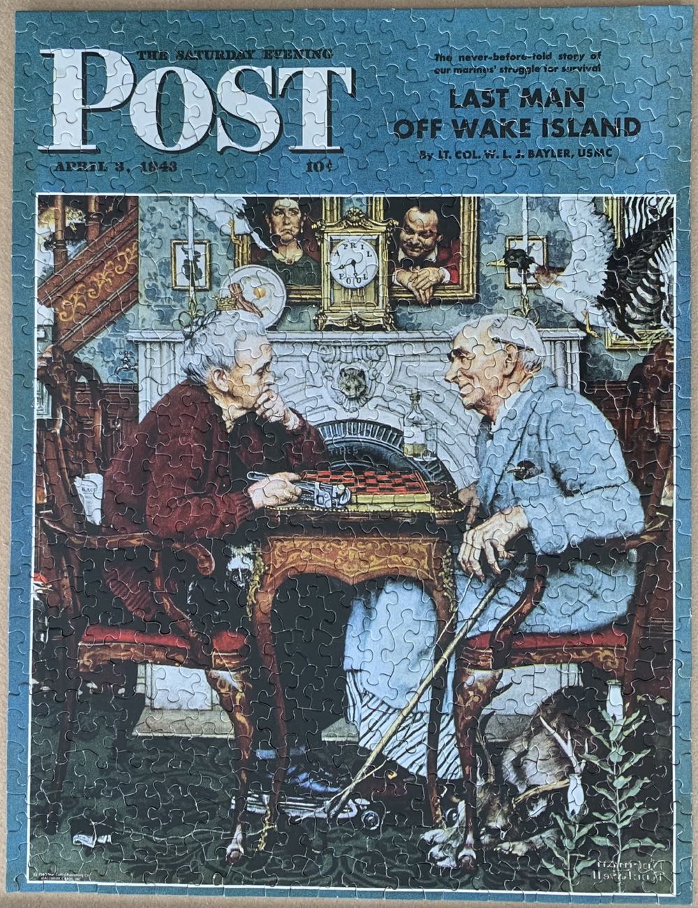 Last Man Off Wake Island - Springbok puzzle collectible - Main Image 3