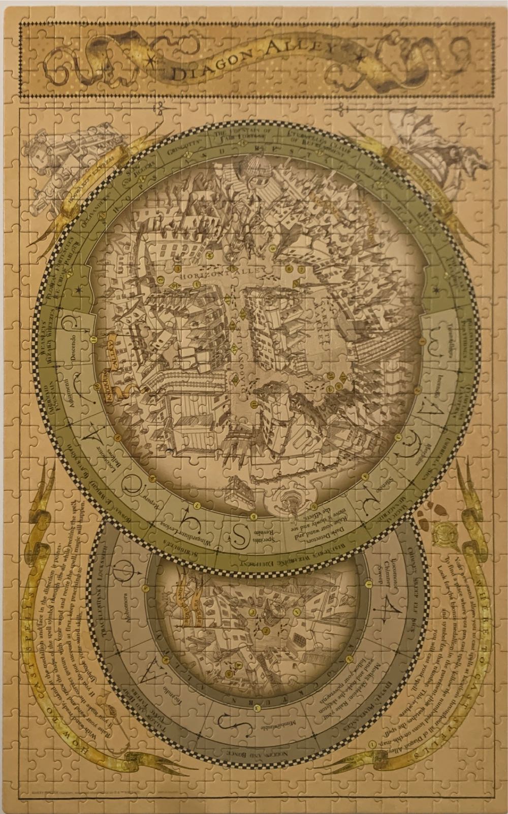 Universal Studios Wizarding World Harry Potter Diagon Alley 500 Pcs Puzzle New - Harry Potter Wizarding World puzzle collectible [Barcode 400013100924] - Main Image 2