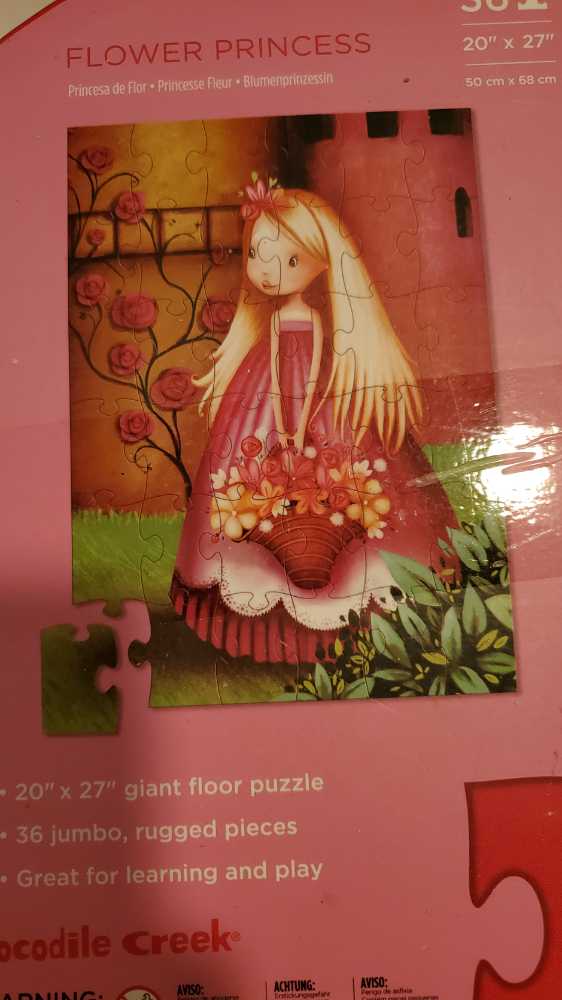 Flower Princess  puzzle collectible [Barcode 732396407247] - Main Image 2