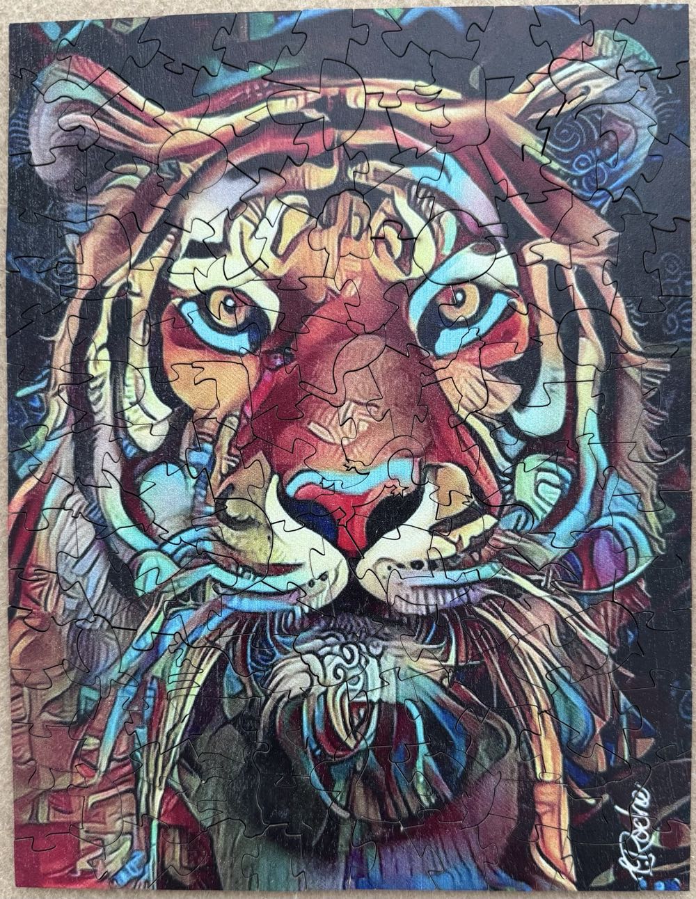 010 - Tiger - Aim Puzzle puzzle collectible - Main Image 4