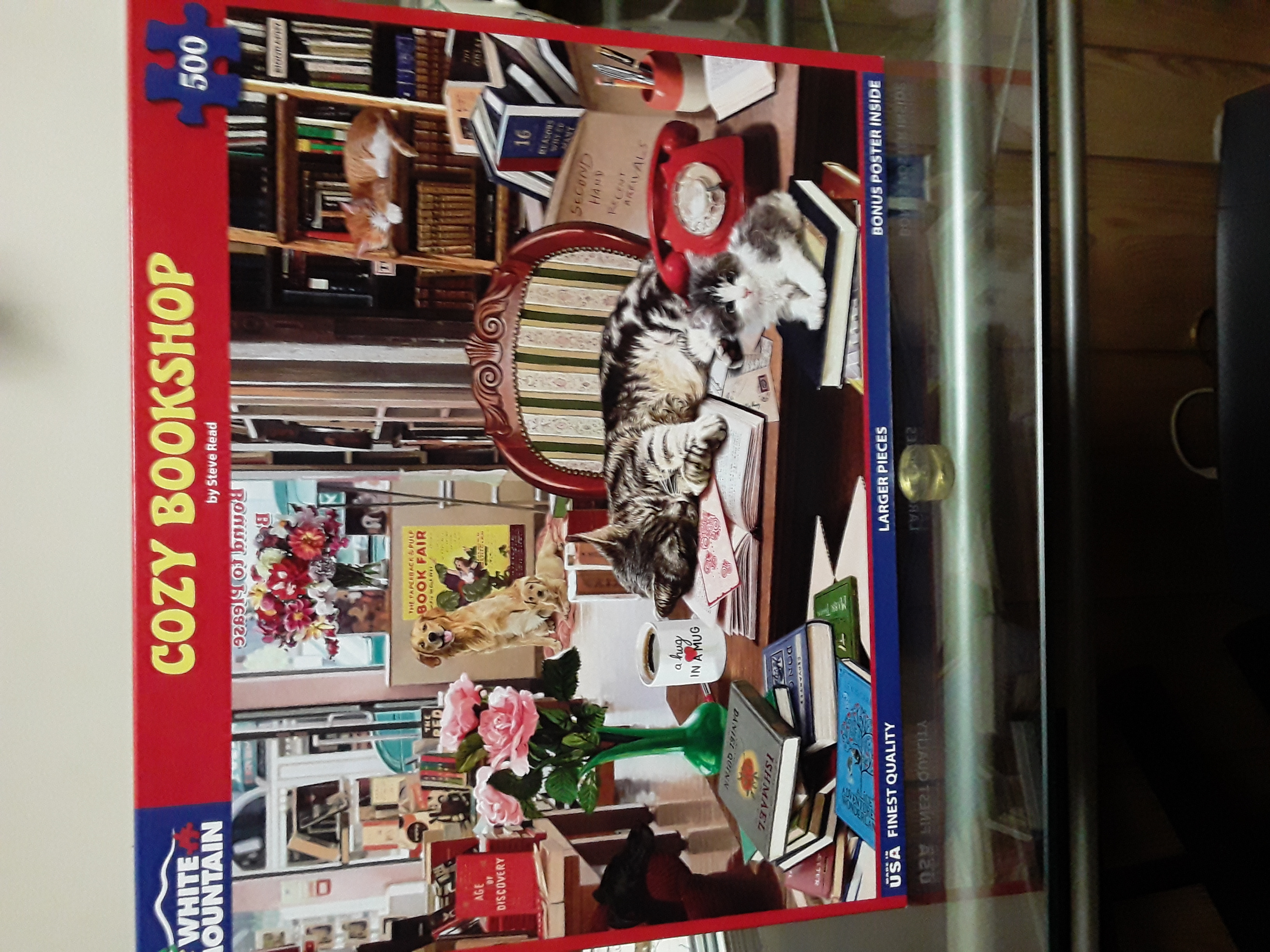 Cozy Bookshop*^ - White Mountain puzzle collectible [Barcode 724819266388] - Main Image 3